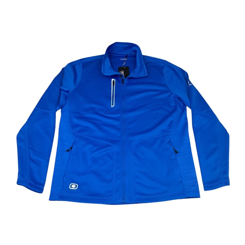 OGIO Endurance Mens Full Zip Jacket Blue Large Performance Golf Nationwide Logo